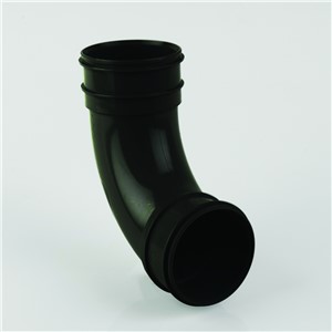 110MM SOLVENT WELD DOUBLE SOCKET 92.5 DEGREE BEND, BLACK