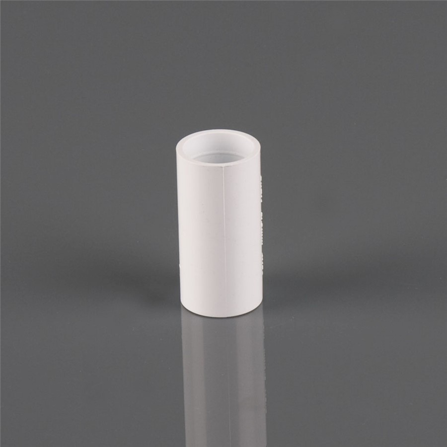 21.5MM STRAIGHT CONNECTOR, WHITE