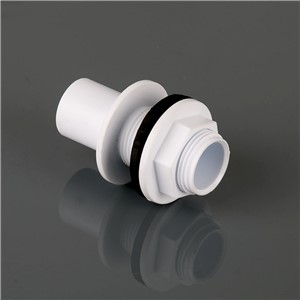 21.5MM STRAIGHT TANK CONNECTOR, WHITE