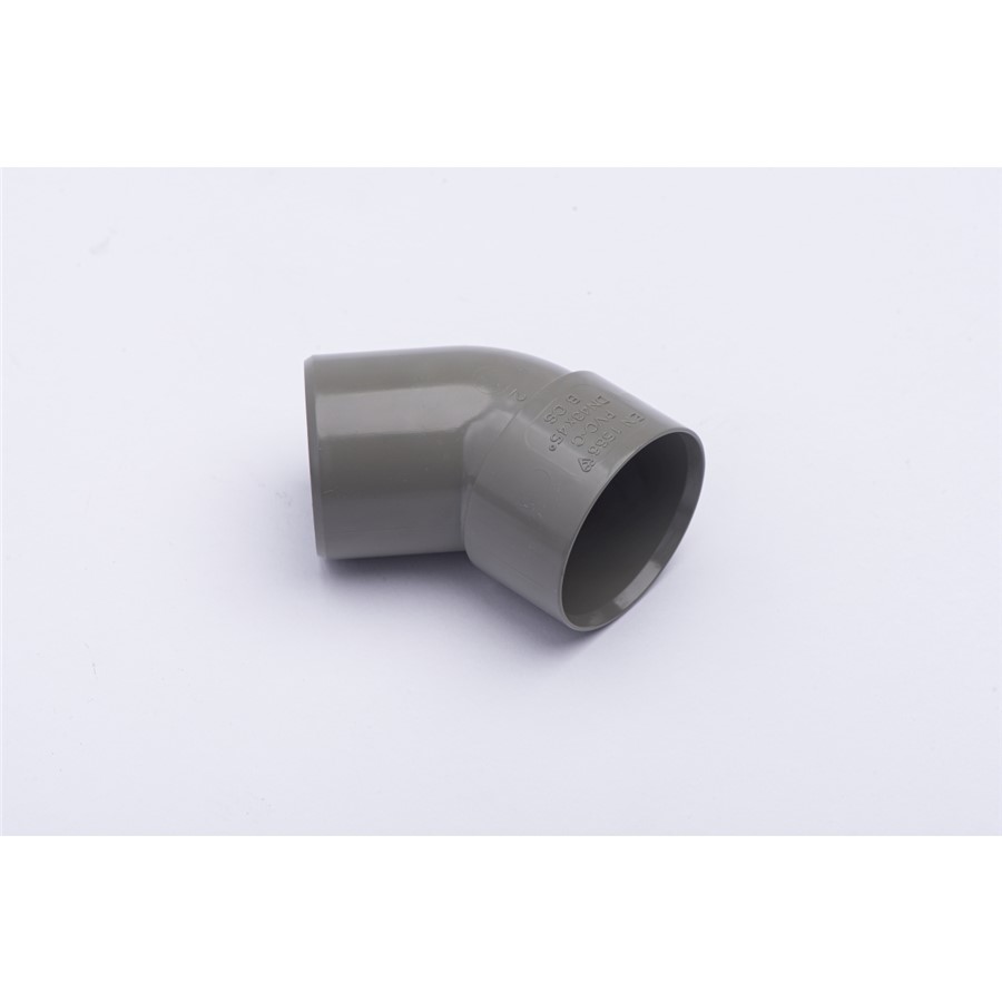 32MM SOLVENT WELD 135 DEGREE SPIGOT BEND, GREY OLIVE