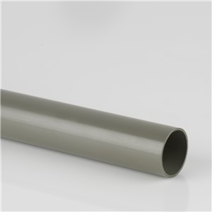 40MM SOLVENT WELD WASTE PIPE, 3 METRE LONG, GREY OLIVE
