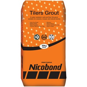 NICOBOND 20KG TILERS GROUT WHITE