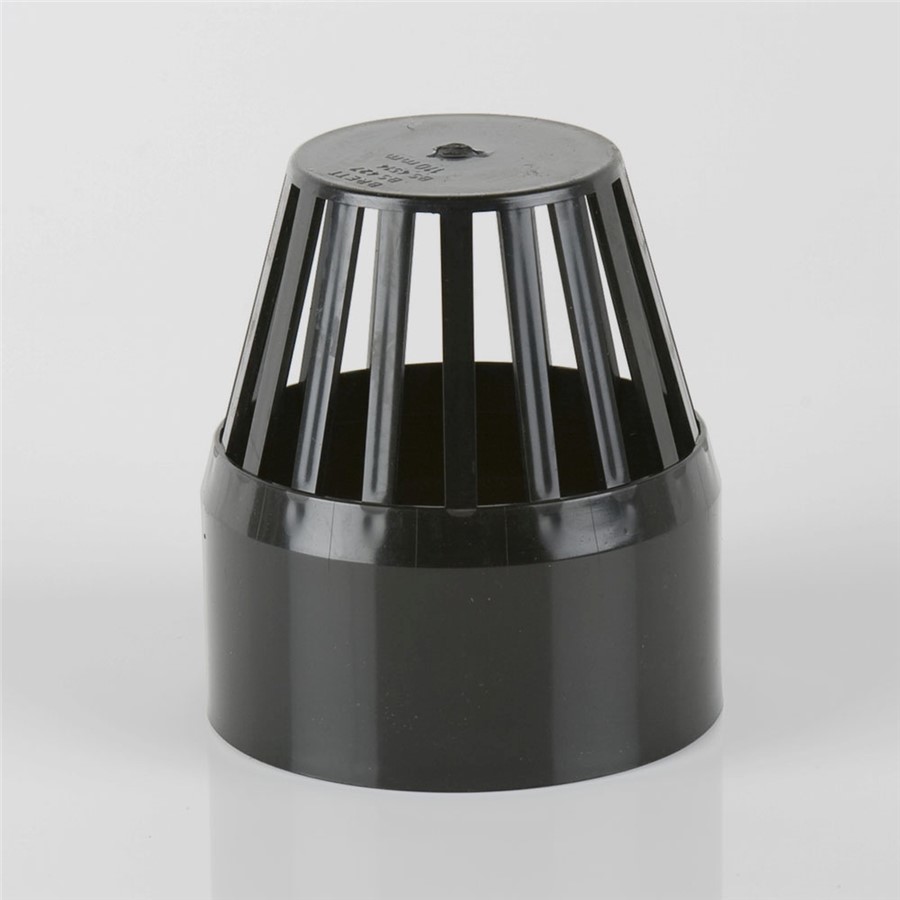 110MM VENT COWL, BLACK