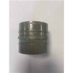 110MM SOLVENT WELD DOUBLE SOCKET PIPE CONNECTOR, GREY OLIVE