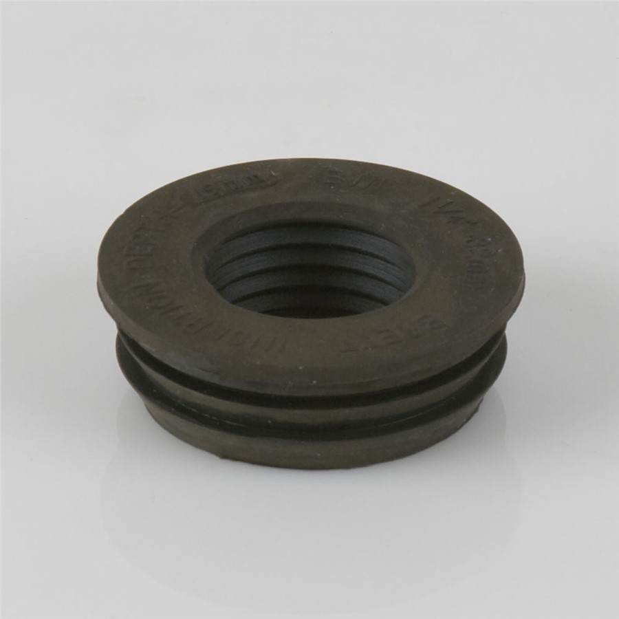 32MM RUBBER ADAPTOR FOR STRAP ON BOSS, BLACK