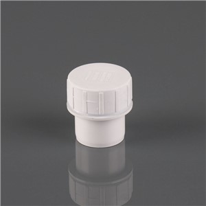 40MM SOLVENT WELD ACCESS PLUG, WHITE