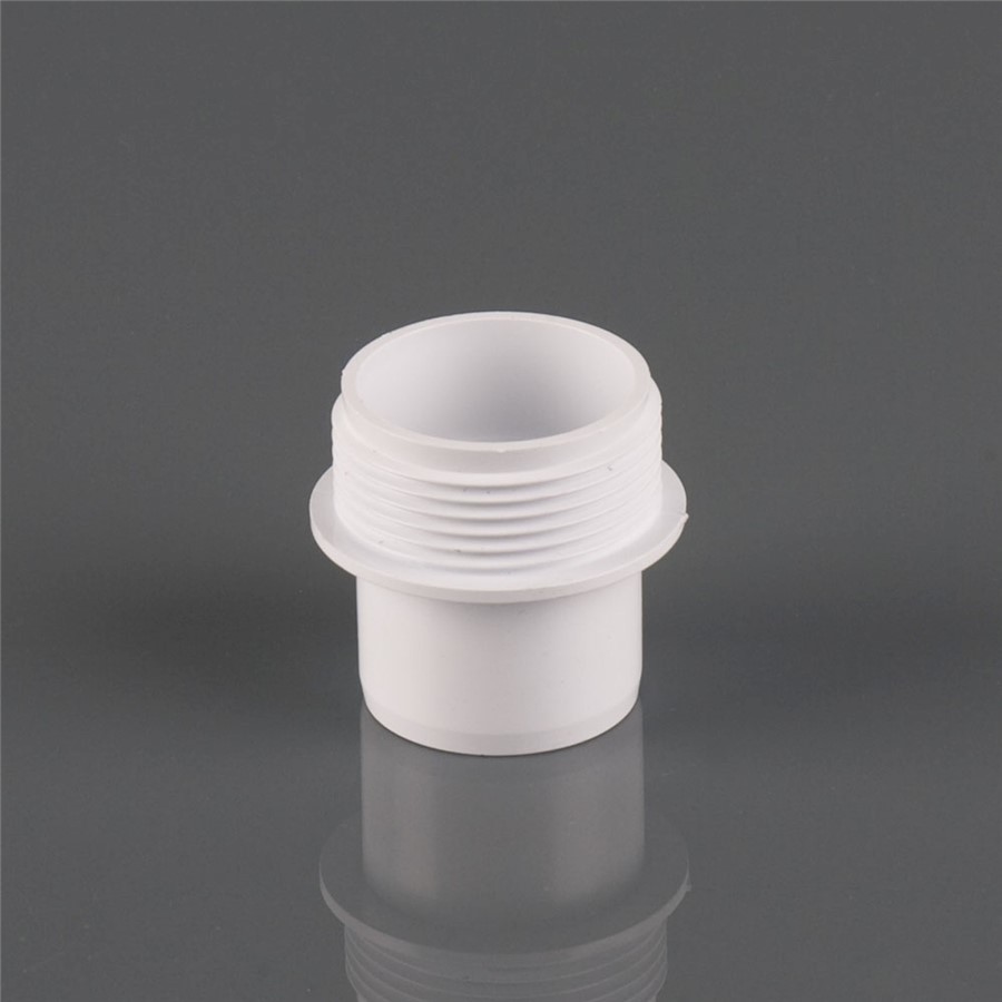 32MM SOLVENT WELD MALE IRON ADAPTOR, WHITE