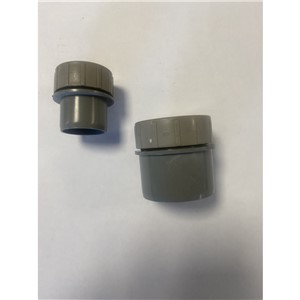 32MM SOLVENT WELD ACCESS PLUG, GREY OLIVE