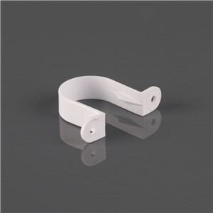 50MM PIPE CLIP, WHITE, FOR SOLVENT WELD PIPE