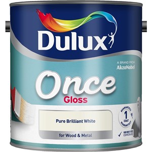 DULUX ONCE GLOSS PBW 2.5LT