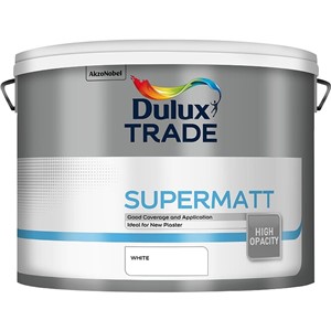 DULUX TRADE SUPERMATT WHITE 10LT