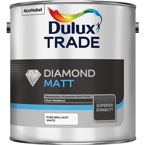 DULUX TRADE DIAMOND MATT BRILLIANT WHITE 2.5LT