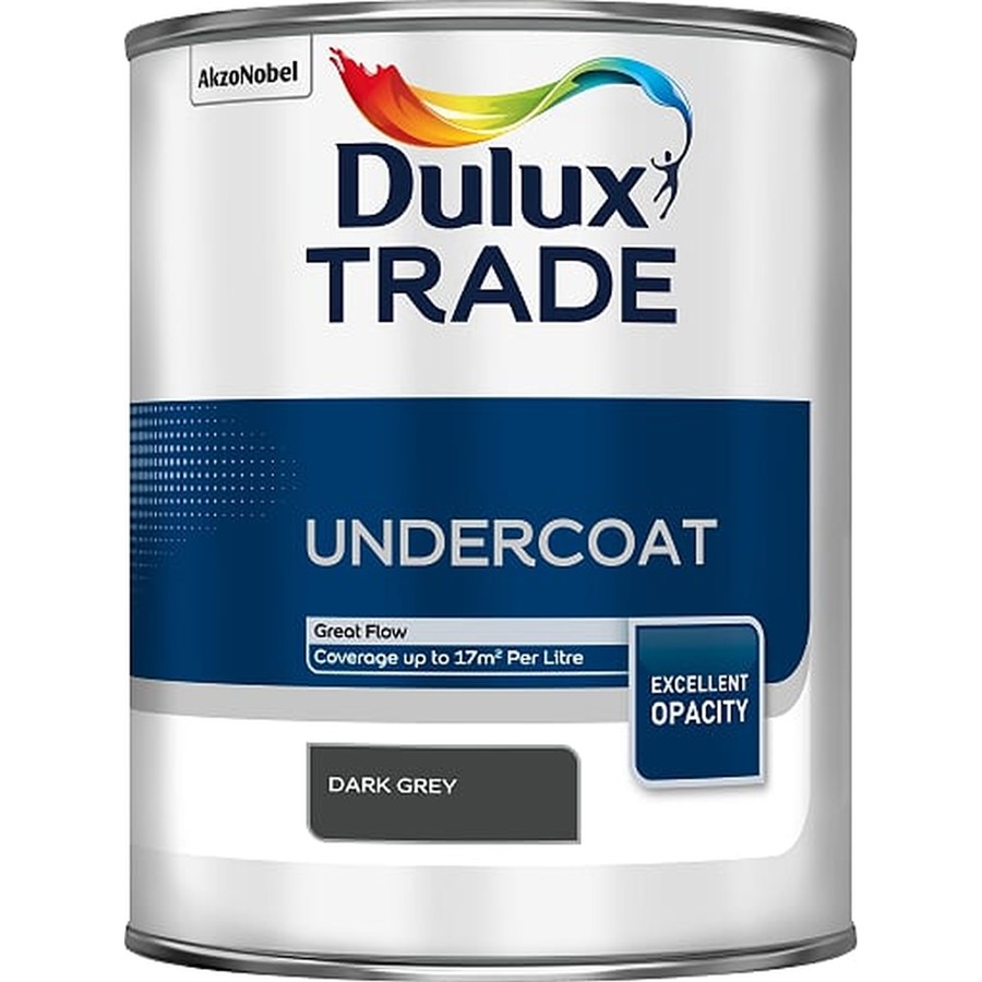 DULUX TRADE UNDERCOAT DARK GREY 1LT