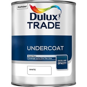 DULUX TRADE UNDERCOAT WHITE 1LT