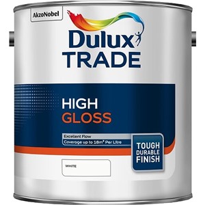 DULUX TRADE HIGH GLOSS WHITE 2.5LT