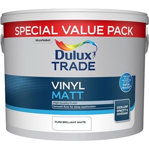 DULUX TRADE VINYL MATT PBW 7.5 LTR