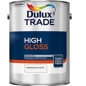 DULUX TRADE GLOSS PBW 5LT 5LTR