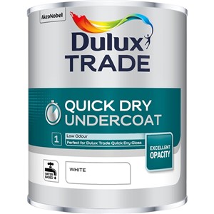 DULUX TRADE QUICK DRY UNDERCOAT WHITE 1LT