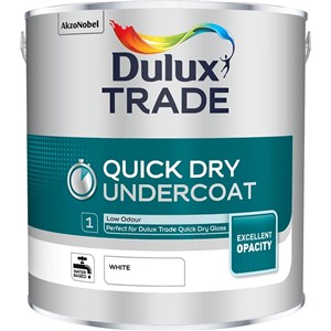 DULUX TRADE QUICK DRY UNDERCOAT WHITE 2.5LT