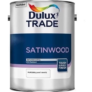 DULUX TRADE SATINWOOD PBW 5LT