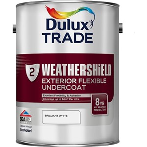 DULUX TRADE WEATHERSHIELD EXT FLEX UNDERCOAT PBW 5LT