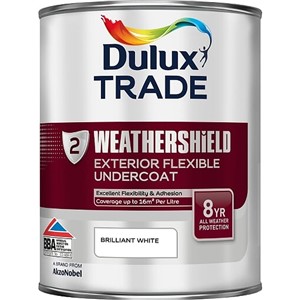 DULUX TRADE WEATHERSHIELD EXT FLEX UNDERCOAT PBW 1LT