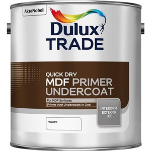 DULUX TRADE QUICK DRY MDF PRIMER UNDERCOAT WHITE 2.5LT