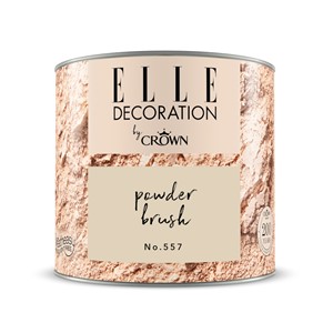 CROWN ELLE DECORATION FLAT MATT POWDER BRUSH NO.557 125ML