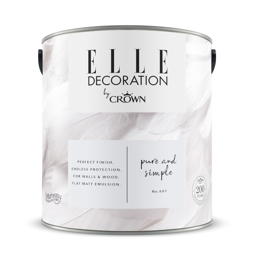 CROWN ELLE DECORATION FLAT MATT PURE & SIMPLE NO.601 2.5LT