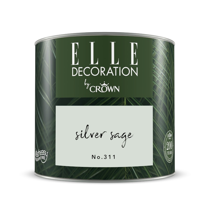 CROWN ELLE DECORATION FLAT MATT SILVER SAGE NO.311 125ML