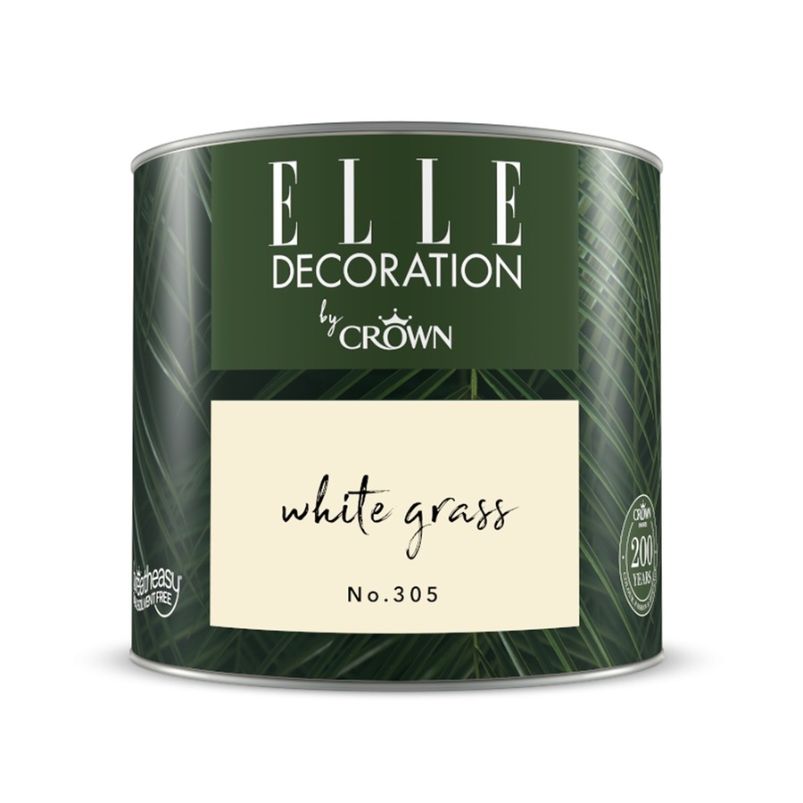 CROWN ELLE DECORATION FLAT MATT WHITE GRASS NO.305 125ML