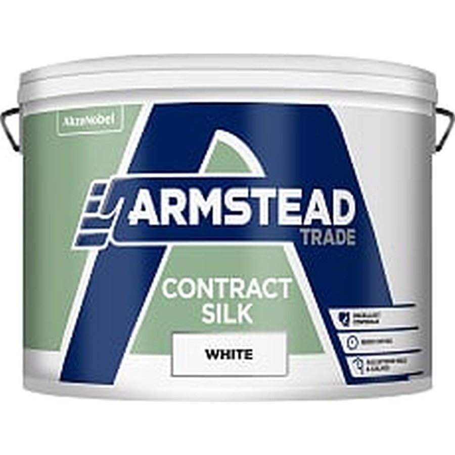 ARMSTEAD TRADE CONTRACT SILK WHITE 10LT