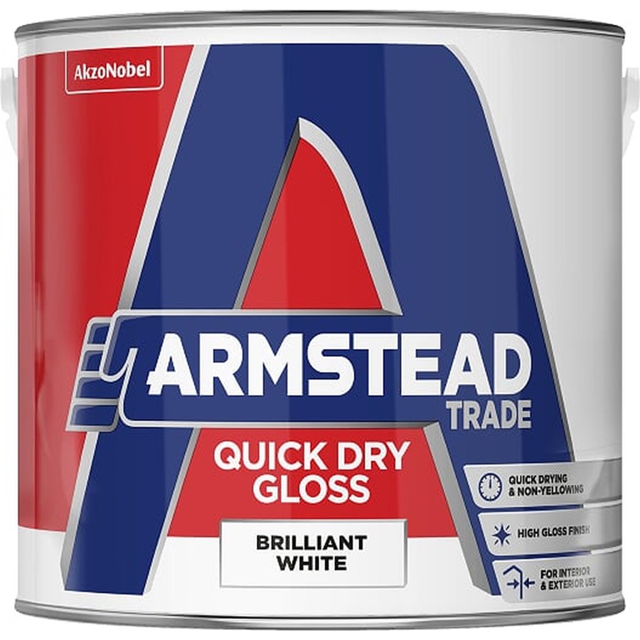 ARMSTEAD TRADE QUICK DRY GLOSS B/WHITE 2.5L