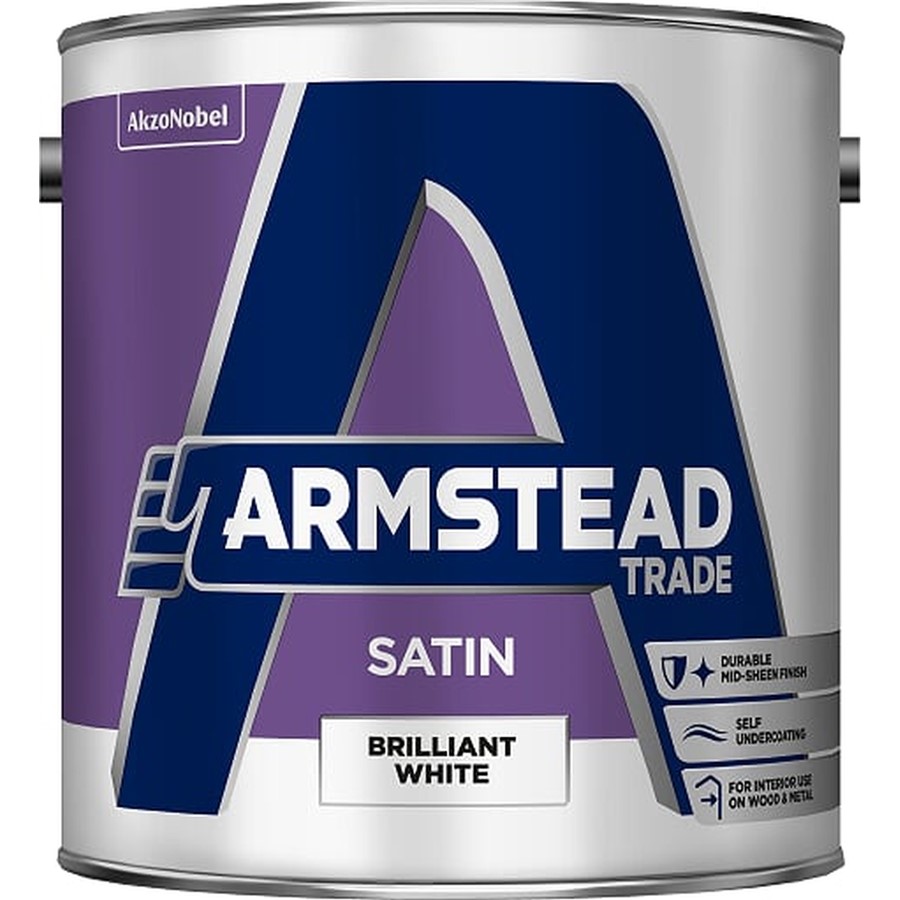 ARMSTEAD TRADE SATIN B/WHITE 2.5L