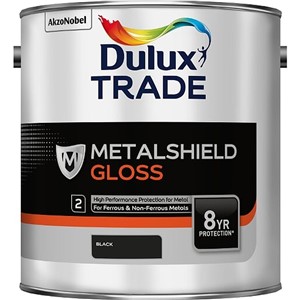 DULUX TRADE METALSHIELD GLOSS BLACK 2.5L
