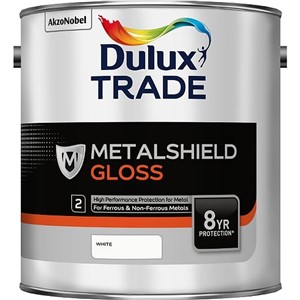 DULUX TRADE METALSHIELD GLOSS WHITE 2.5L