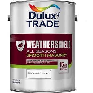 DULUX TRADE WEATHERSHIELD ALL SEASONS SMOOTH PBW 5L