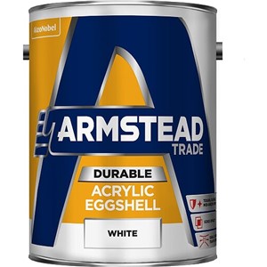 ARMSTEAD TRADE DURABLE ACRYLIC EGGSHELL WHITE 5LT