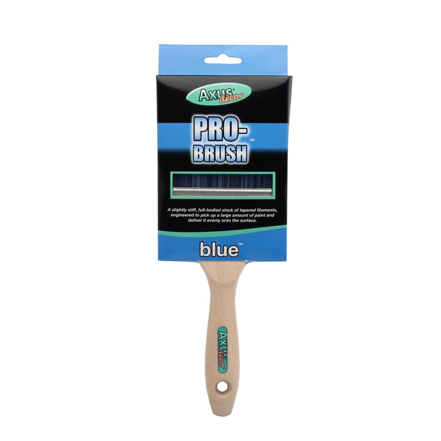 AXUS DECOR  BLUE PRO-BRUSH 4" (101MM)