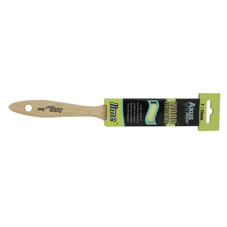 AXUS DECOR LIME WOOD FINISHING BRUSH 1" (25MM)