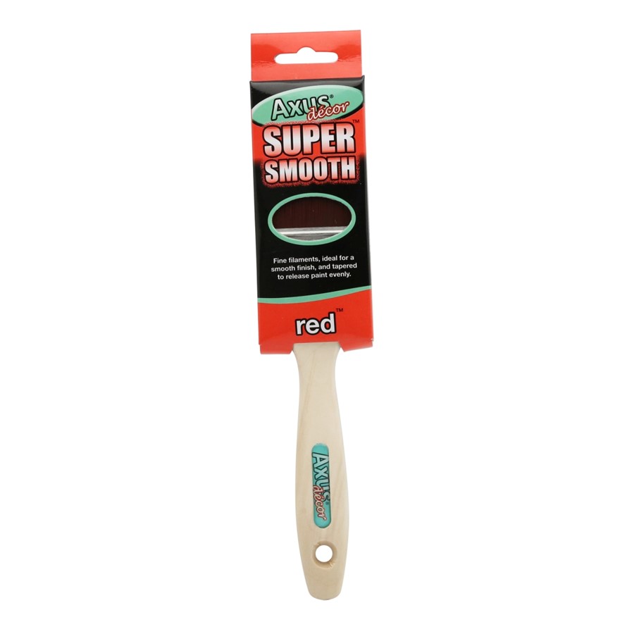 AXUS DECOR RED SUPER SMOOTH BRUSH 2" (51MM)