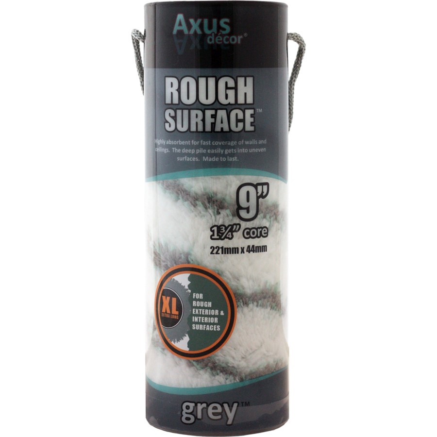 AXUS DECOR GREY ROUGH SURFACE  SLEEVE E/L PILE9"