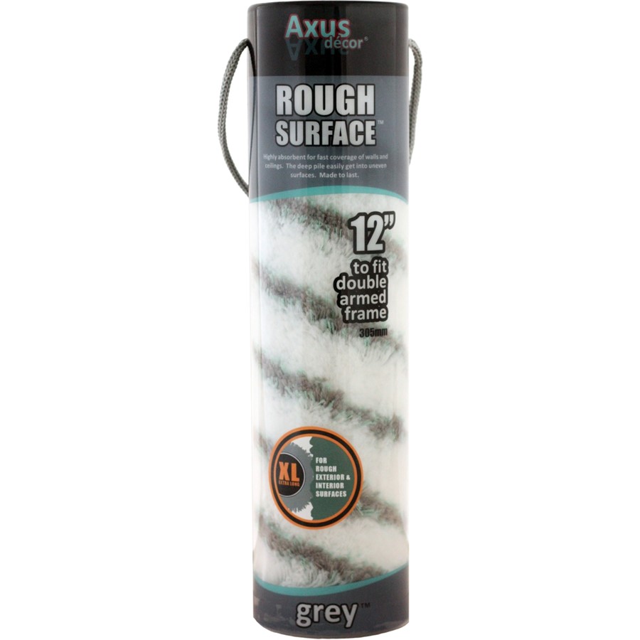 AXUS DECOR GREY ROUGH SURFACE  SLEEVE E/L PILE12"