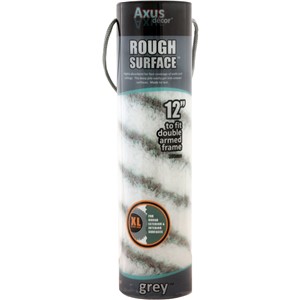 AXUS DECOR GREY ROUGH SURFACE  SLEEVE E/L PILE12"