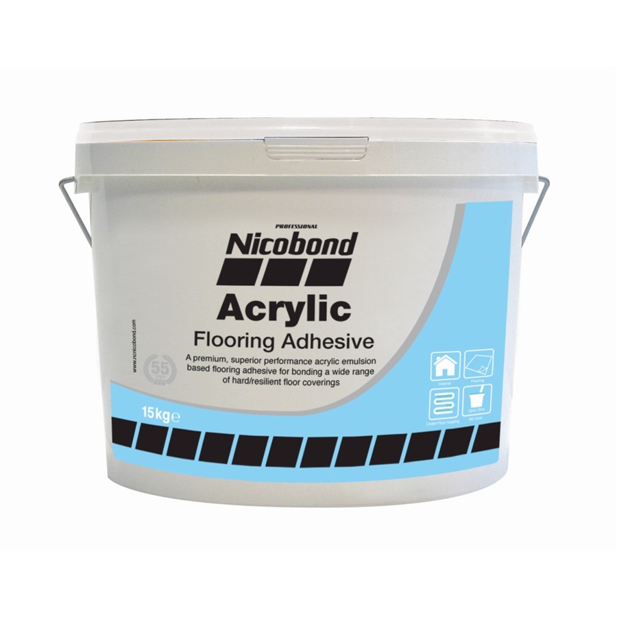 NICOBOND ACRYLIC FLOORING ADHESIVE 15KG