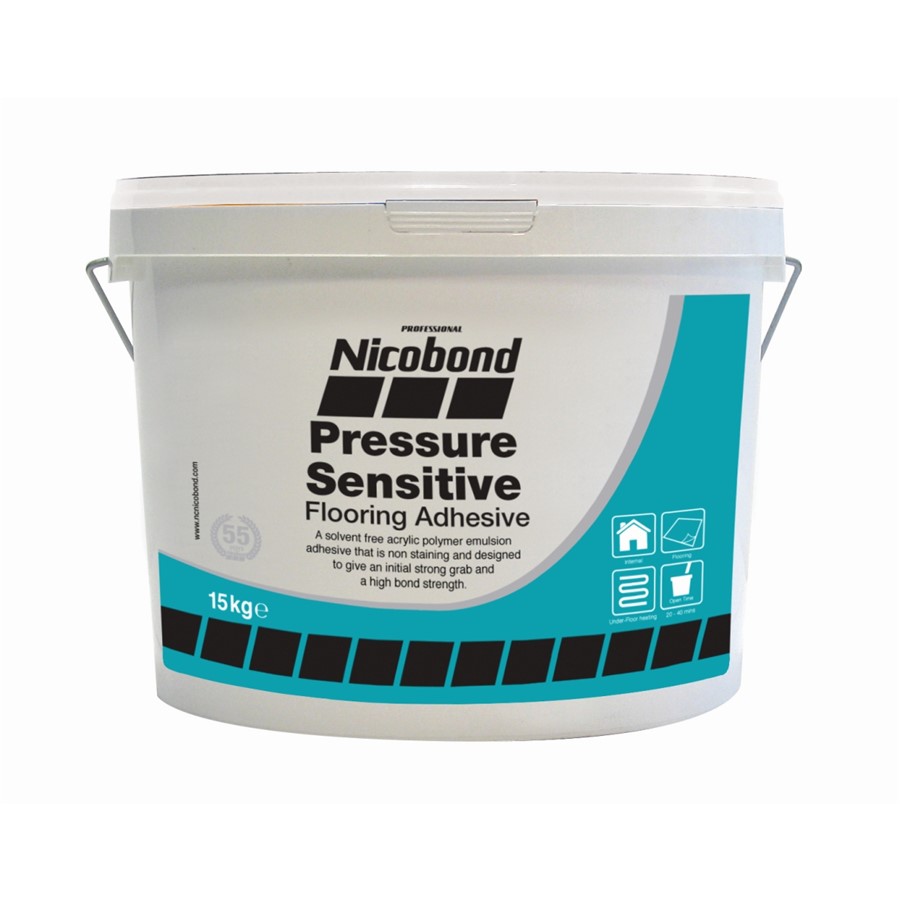 NICOBOND PRESSURE SENSITIVE FLOORING ADHESIVE 15KG