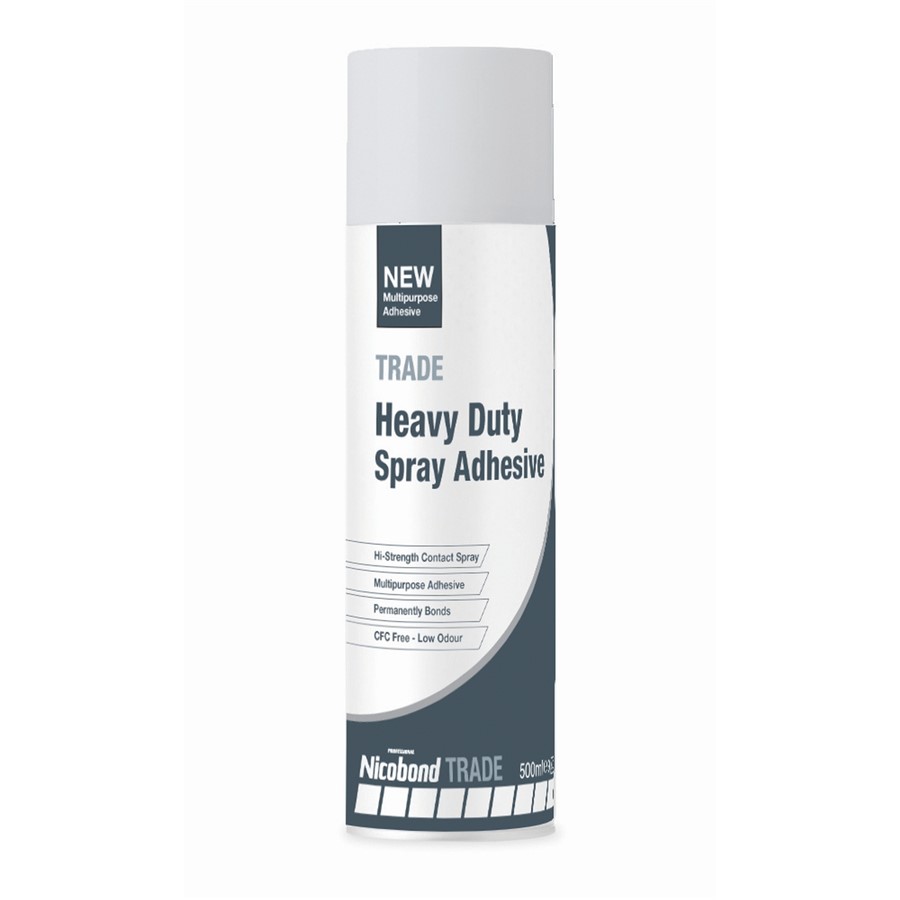 NICOBOND HEAVY DUTY SPRAY ADHESIVE 500ML