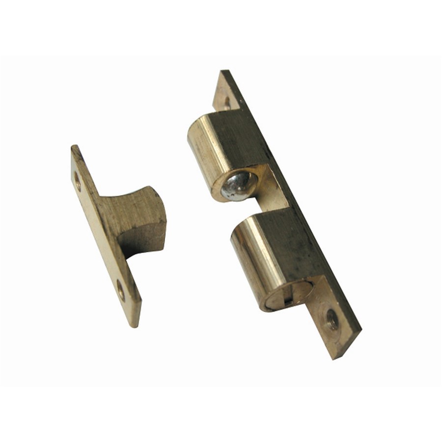 DOUBLE BALL CATCH 40MM BRASS 5001.1  (20)             AN12D