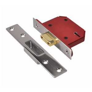 STRONGBOLT PB 68MM 5 LEVER MORTICE DEADLOCK NON BS