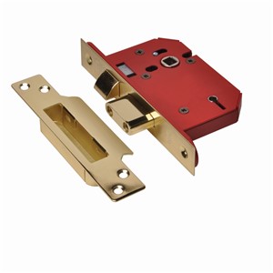 STRONGBOLT PB 68MM 5 LEVER MORTICE SASHLOCK NON BS